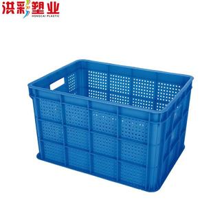 箱车间储物胶筐 蓝色加大周转箱加厚收纳塑料箱工业长方形熟料服装