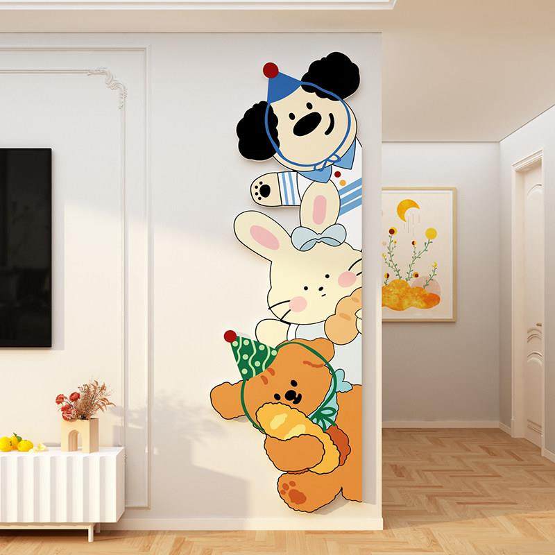 电视背景适合大白墙装饰画客厅改造2024新款自粘贴儿童房间布置,家居饰品,文化墙贴,淘宝优惠券,粉丝福利购,淘宝优惠卷