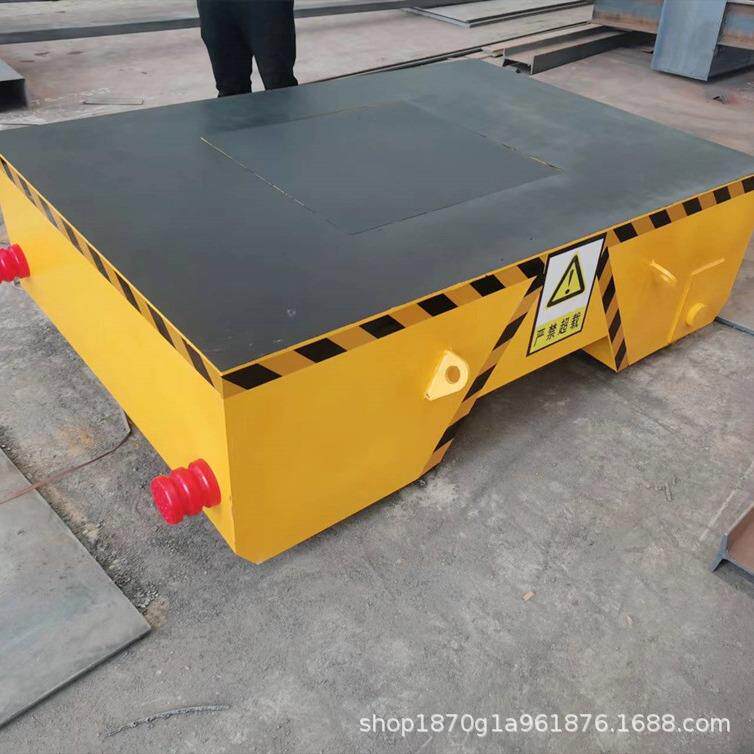 电动地平车无轨遥控厂房搬运车过跨车续航长载重大工业工地运输车