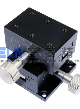 供应定做齿轮齿条驱动燕尾槽滑台LWY4060型旋钮微调精密平台