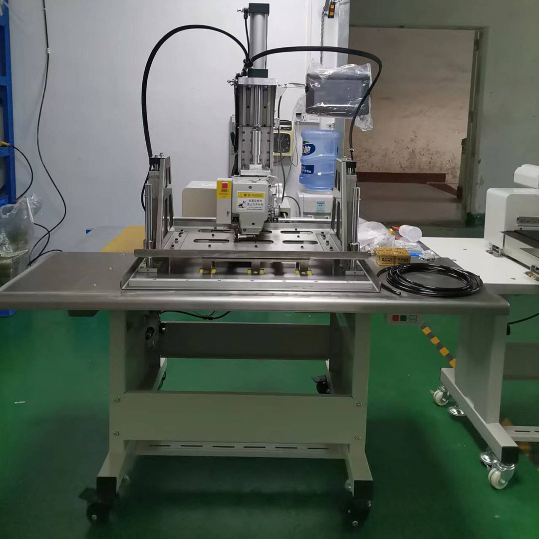 升降头电脑花样机圆孔沙发坐垫抱枕机 超厚料工业缝纫机电脑车