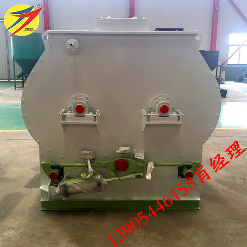 桨叶式混合机 不锈钢双轴高效混合搅拌机价格 预混饲料加工设备