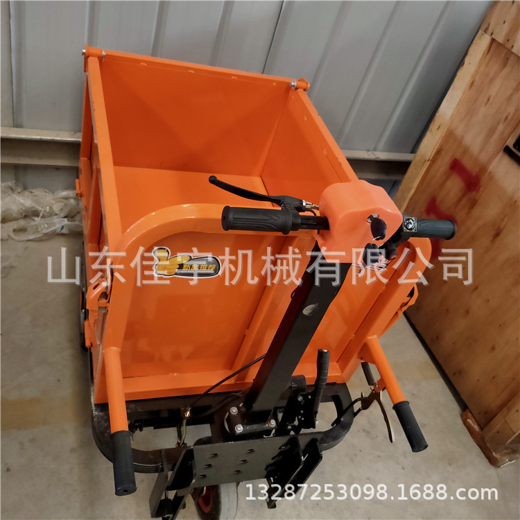 建筑工程拉沙灰自卸三轮车柴油翻斗车 电动矿用三棚子