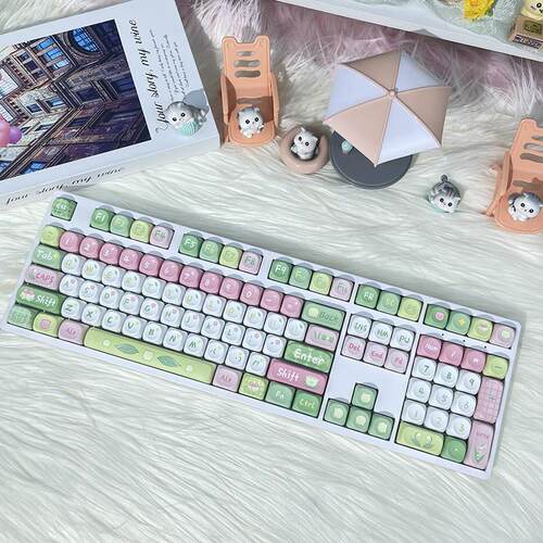 108键RGB机械键盘三模蓝牙无线 热插拔客制化套件 游戏用机械键盘