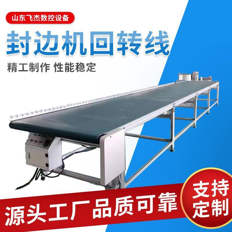 封边回转线输送机直角拐弯回转台木板机回转输全自动封边机回转线