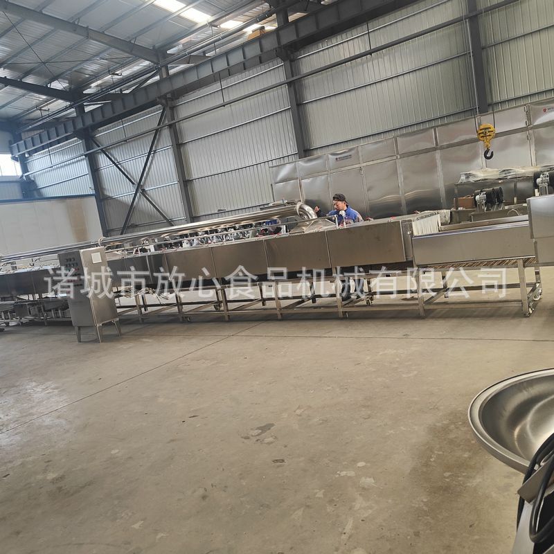 蜜薯烘烤设备 不锈钢冰薯烘烤流 水线定 做 全自动蜜薯烘烤机