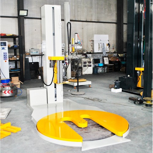 大宏缠绕机 全自动叉车地牛车专用缠绕包装机M型缠绕膜打包机厂家