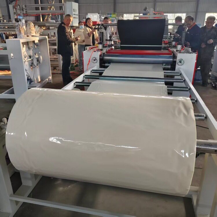 皮革橡塑板EVA热复合机定制卷对卷免胶贴面机泡棉离型纸背胶机