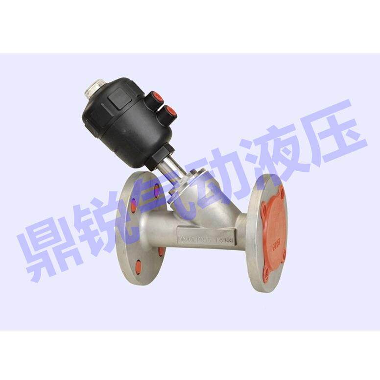 Z角座气动螺纹阀YJF-15FYJZF-20YJ-Z65YJZF-40气动执行器气动角座