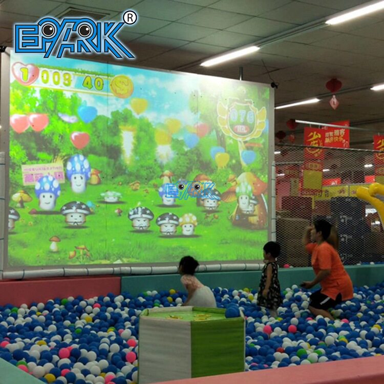 儿童淘气堡3d互动投影砸球游戏机AR墙面互动体感游戏游乐场设备