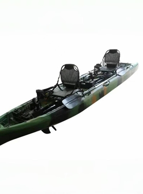 沸鼎工厂 kayak双人双系统脚踏卡亚克路亚皮划钓鱼艇进口