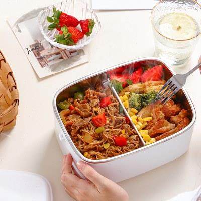 车载加热饭盒上班族可插电保温免注水大容量12v便当盒24v热饭神器