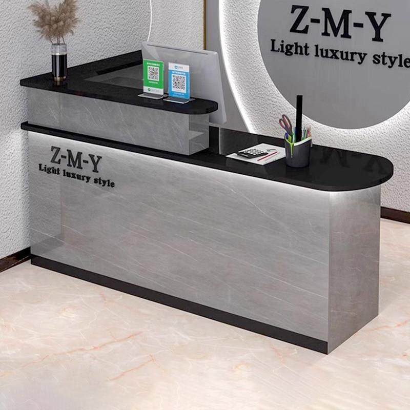 吧台收银柜台店铺小型柜台轻奢高级感服装店美甲店美容院前台工作,商业/办公家具,收银台,淘宝优惠券,粉丝福利购,淘宝优惠卷