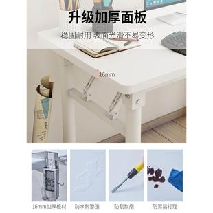 电脑桌简易长方形书桌简约学生书桌租房折叠小桌子 家用卧室台式