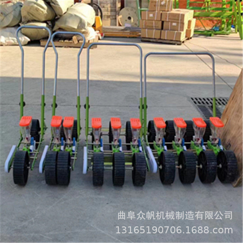 手推韩式种花生玉米大黄豆角播种机神器小型多功能精播点播机器