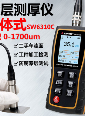 SNDWAY深达威SW6310C 涂层测厚仪微米漆面检测镀层汽车油漆膜厚仪
