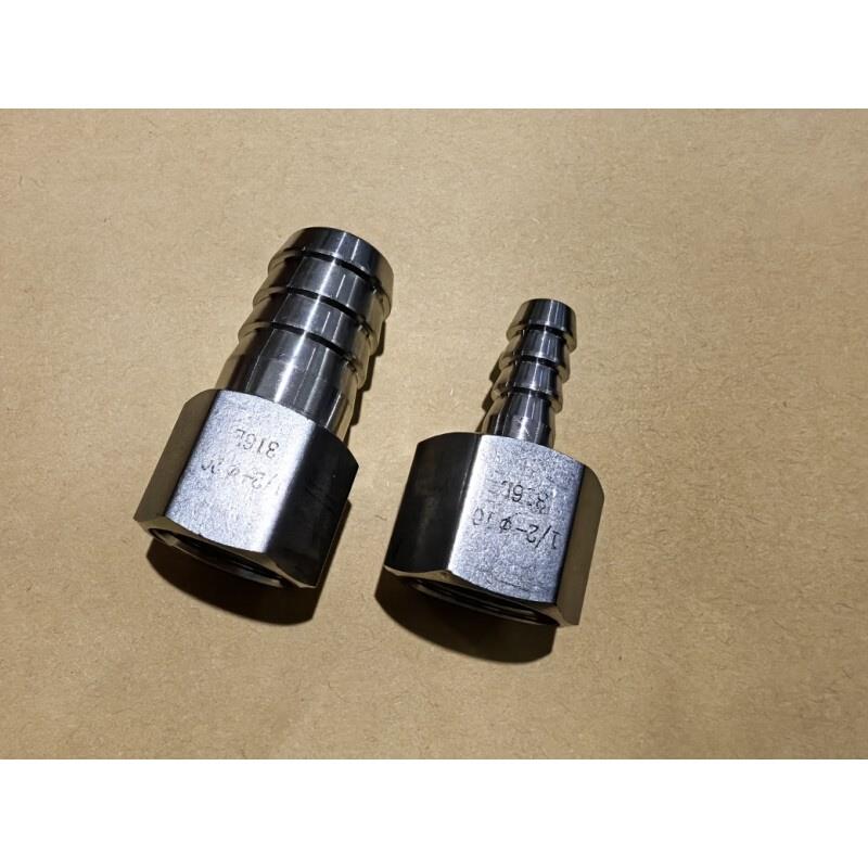 不锈钢316内丝宝塔 内螺纹水管接头2分3分4分6 8 10 12 15 20