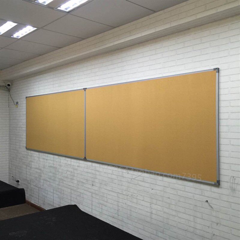 铝框大号软木板留言板100*200CM背景墙照片墙 宣传栏告示板