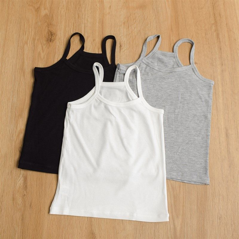 女童白色吊带背心夏季薄款纯棉儿童打底睡衣上衣无袖宝宝外穿洋派,童装/婴儿装/亲子装,背心吊带,淘宝优惠券,粉丝福利购,淘宝优惠卷