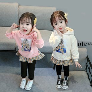 卫衣裙0 2021春秋新款 连衣裙春装 6岁纯棉宝宝裙子 女童装