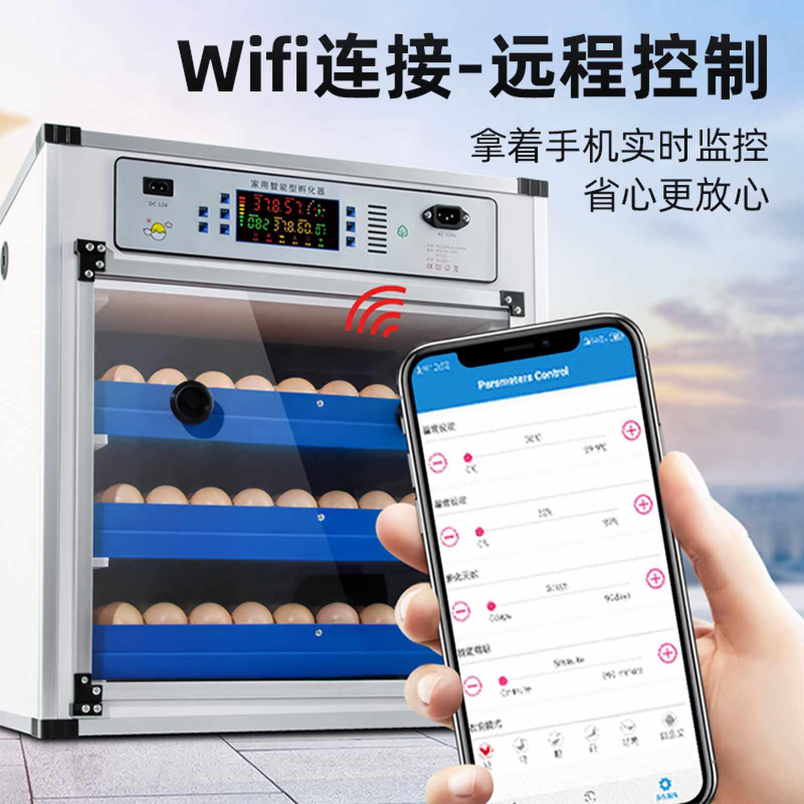 孵化机中小型家用全自动小鸡孵化器芦丁鸡孵蛋器鸡蛋家禽孵蛋机