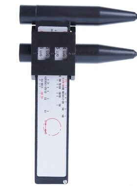 黑色PCD卡尺8LUG轮毂孔距测量工具轮毂尺子改装孔距尺