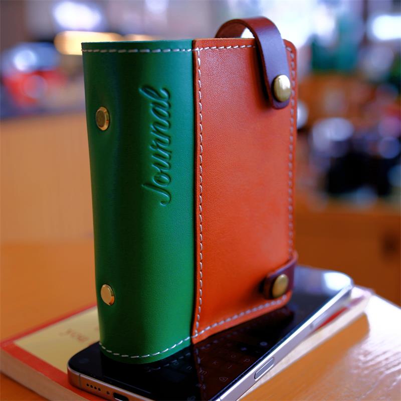 2025真皮活页m5A7常规迷你便携口袋本a6per随身笔记事本礼物定制