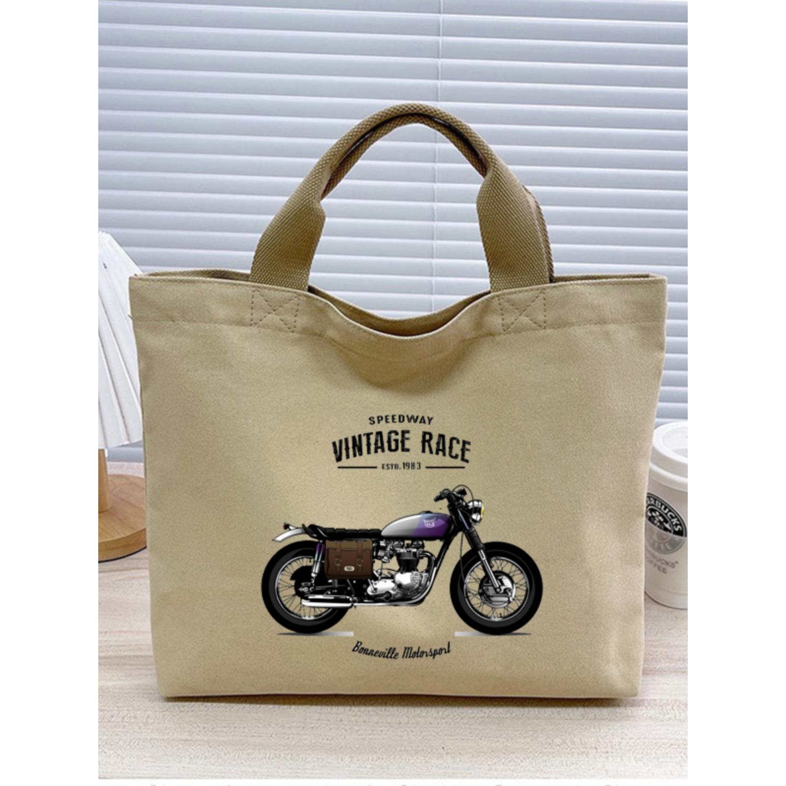 日本进口MUJ男士手提包休闲帆布包男款通勤托特手提袋大容量文件