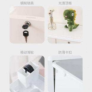 收纳柜子储物柜多层儿童宝宝衣柜家用塑料整理箱五斗柜 特大抽屉式