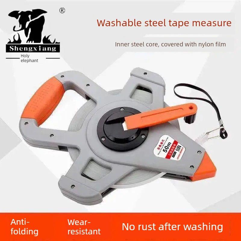 盛祥涂覆防水耐久30.5m 100m涂覆钢卷尺施工现场施工现场