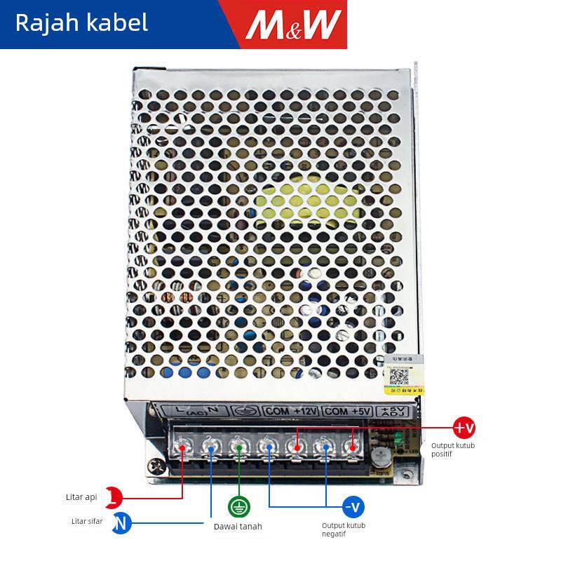 双路输出开关电源正负15V正负12V5V正负电源D-30/50/60/75