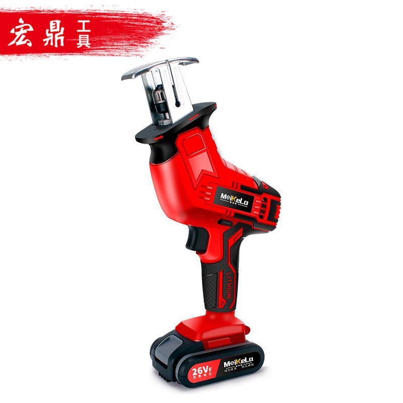 促销家用电锯迷你电动切割机 木工管子工具马刀锯pvc水管修枝小型
