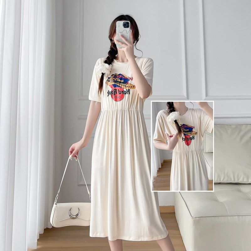 哺乳连衣裙夏季长裙睡衣外出辣妈期穿搭潮妈外穿夏装夏天短袖裙子,孕妇装/孕产妇用品/营养,哺乳衣/月子服,淘宝优惠券,粉丝福利购,淘宝优惠卷