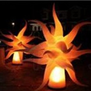 充气灯光水母卡通气模 酒吧宴会活动灯光J广告用品 拱门卡通 帐篷