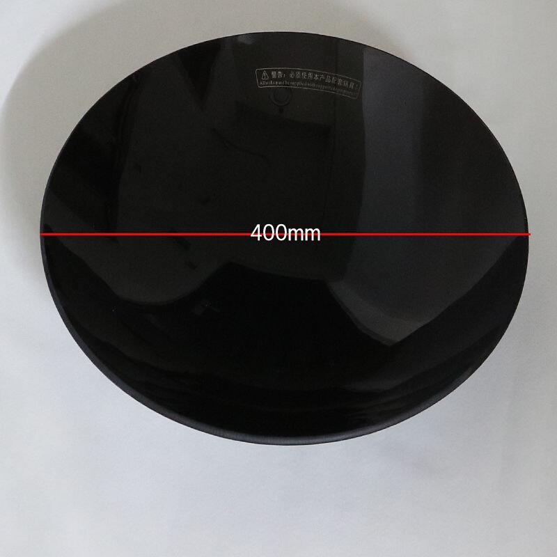 商用电磁炉凹面400MM微晶锅玻璃厚度5-6MM电磁灶小炒炉更换配件