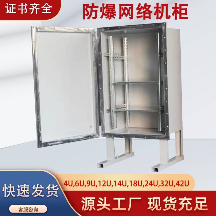 定制6u-42网络插座箱交换机机柜正压控制柜配箱防爆网络弱电柜