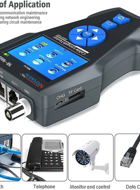 NOYAFA严选寻线仪网络巡线仪精明鼠英文NF8601SPING抗干扰poe线缆