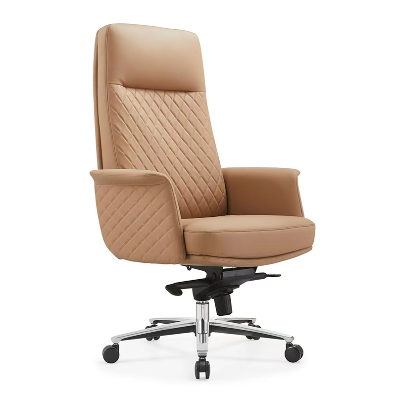 轻奢大班椅高端老板办公椅舒适真皮电脑转椅家用书房椅商务会议椅