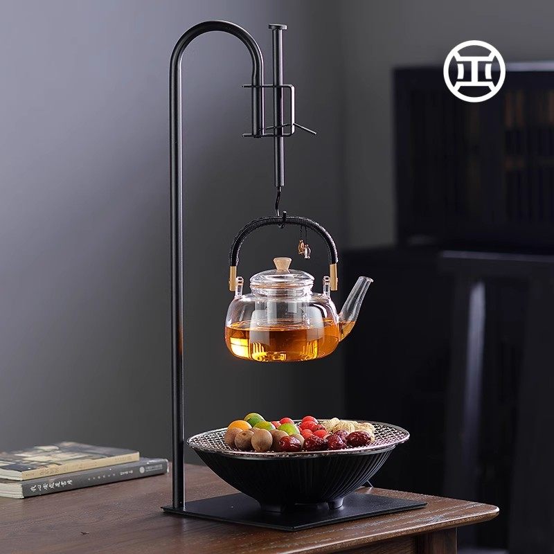 2024新款自在钩台式悬挂煮茶壶室内围炉煮茶家用待客电陶炉煮茶炉,餐饮具,煮茶炉,淘宝优惠券,粉丝福利购,淘宝优惠卷