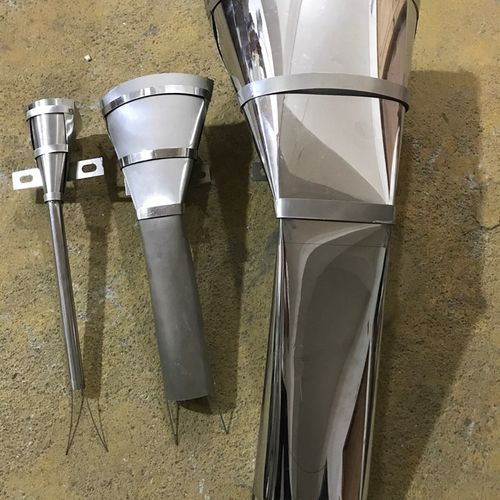 全自动包装机装袋机三边封背封机立式包装机成型器下料道配件