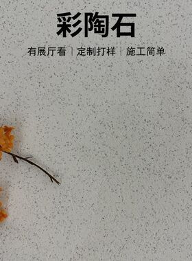彩陶石 免洗水洗石 彩粒漆内墙外墙防水质感漆砂岩肌X理漆艺术涂