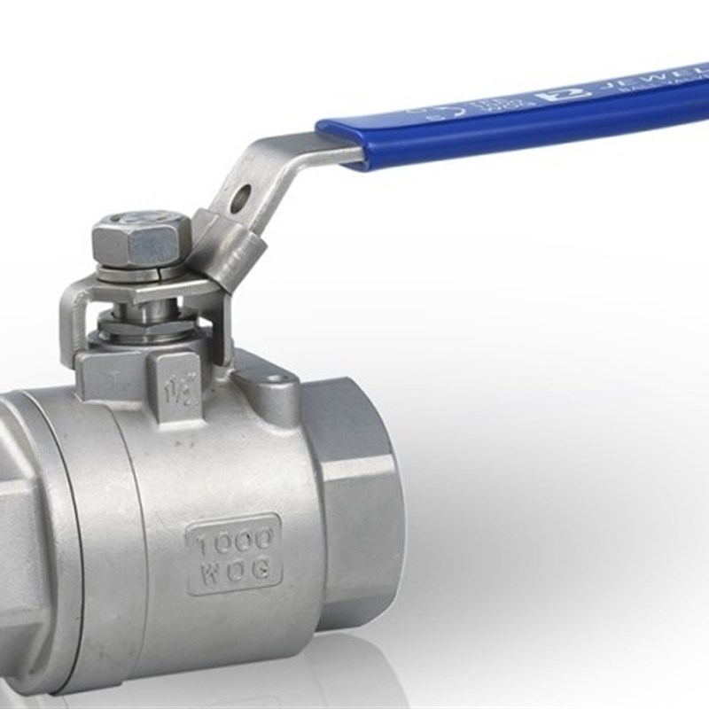 不锈钢2片式球阀304二片式球阀2pc丝口4分QK11F-16阀门6分中型球