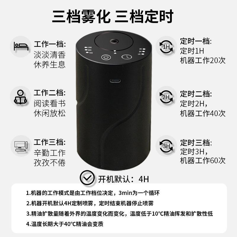 新款直销跨境条纹新款香薰机USB 超声波卧室办公车载静音加湿器芳