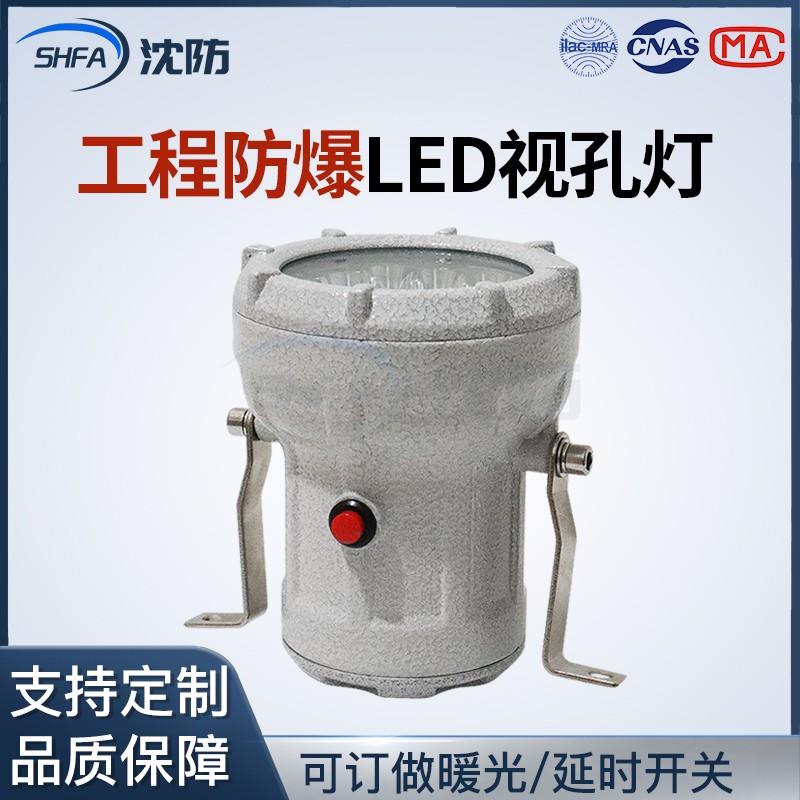 沈防LED防爆视孔灯BSD反应釜视镜灯密闭容器探照灯内视灯射灯