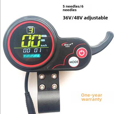 仪表控制器10英寸电动滑板车6针防水圆头适用于Xilop 48Vtf100