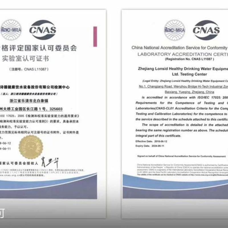 LONSID朗诗德挂壁式温热管线速热饮水机GA406B