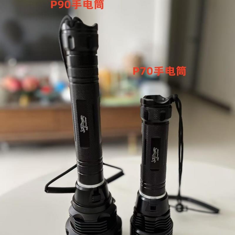 P90P70潜水强光手电筒配件维修灯珠灯座总成灯芯灯头白光黄光猎途