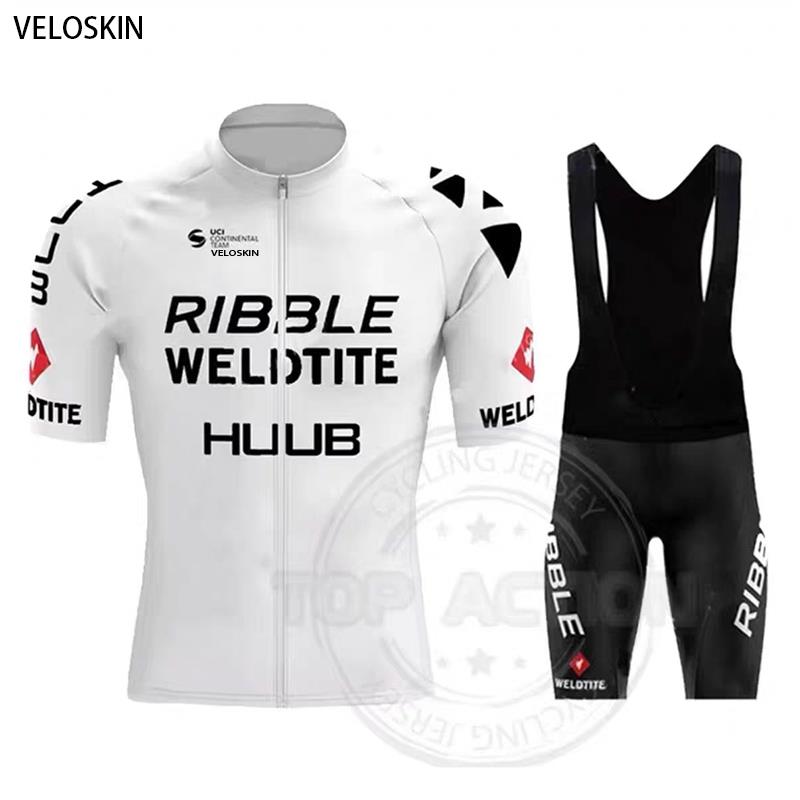 夏季HUUB自行车骑行服短袖套装公路车透气速干上衣背带骑行短裤