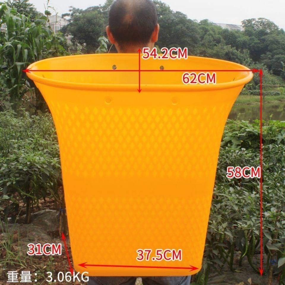 特大背篓背兜超大号背篼塑料背筐购物蓝背菜背水果超大号背篓塑胶