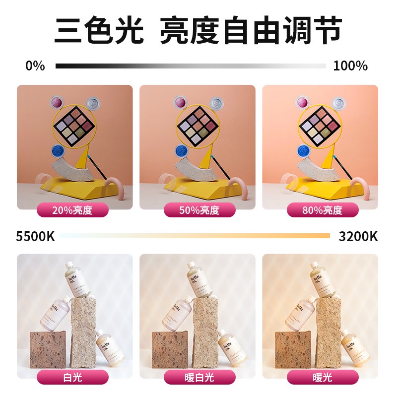 拍照小型摄影棚灯箱静物拍摄设备电商产品道具背景箱折叠led无影